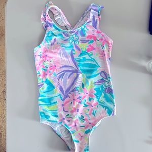 Lily Pulitzer One piece Swim Size 7